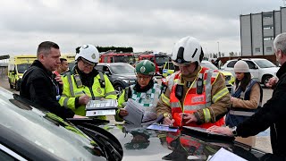 Operation Callicarpa exercise at Silverstone [upl. by Stacy]