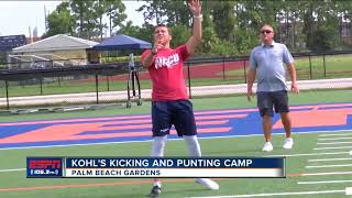 Kohls Kicking and Punting Camp [upl. by Eronel]