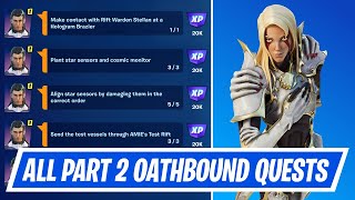 Fortnite Complete Oathbound Part 2 Quests  How to Complete Oathbound Challenges Fortnite Chapter 4 [upl. by Aydidey]