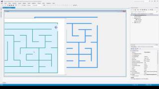 VisualStudio Maze game  part 1 [upl. by Aden216]