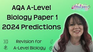 AQA ALevel Biology Paper 1  2024 predictions [upl. by Aissilem]