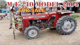 massey ferguson old tractor 240 model 2004 full review [upl. by Nyrem]