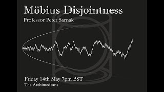 Möbius Disjointness  Prof Peter Sarnak  The Archimedeans [upl. by Beatrix]