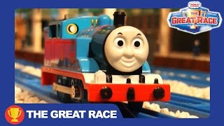 The Great Race TrackMaster Thomas of Sodor  The Great Railway Show  Thomas amp Friends [upl. by Seugirdor]