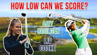 Amy Boulden and I go low at JA⛳️🔥 [upl. by Salim632]