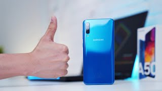 Samsung Galaxy A50  Full Review  TAGALOG [upl. by Qirat]