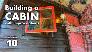 Building a cabin with improvisations 10 quotPainting the wallquot [upl. by Keen]