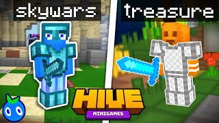 The ULTMATE Hive Skywars amp Hive Treasure Wars 1v1 [upl. by Wilkinson]