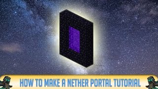 ✔ Minecraft 1181 How to Build amp Light a Nether Portal in Skyblock 2022 [upl. by Nhepets360]