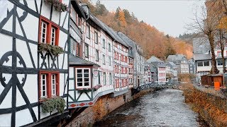 Visiting Monschau 🍁 Autumn Germany  4K [upl. by Aaron196]