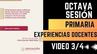 Experiencias Docentes en la apropiación del Plan y los Programas de estudio Educación Primaria [upl. by Emirak]