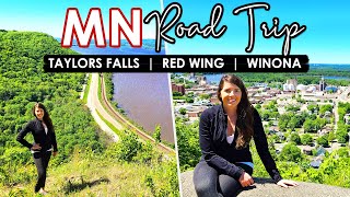 MINNESOTA ROAD TRIP  Taylors Falls Red Wing amp Winona Day Trip  Hiking Minnesota [upl. by Urbannal]