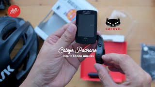 Cateye Padrone Stealth Edition Wireless Unboxing amp quick installation video [upl. by Sugna]