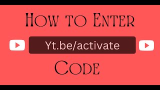 Enter ytbeactivate code [upl. by Aihsemek]