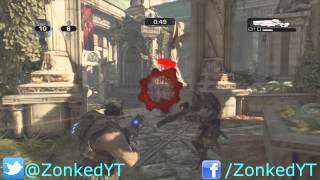 ZONKED Headshot quotGears of War 3quot [upl. by Oalsinatse]