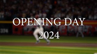 MLB OPENING DAY 2024  Dbacks vs Rockies Vlog [upl. by Nylak244]