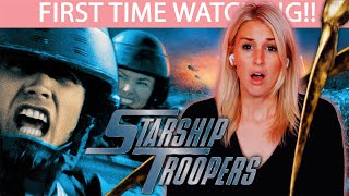 STARSHIP TROOPERS 1997  FIRST TIME WATCHING  MOVIE REACTION [upl. by Xuaeb]