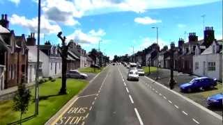 Ayr  Dumfries bus ride video part 2 New Cumnock  Thornhill [upl. by Vina]