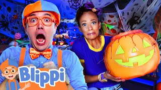 Blippi’s TrickorTreat Halloween Adventure 🎃🕷️  Spooky Fun and Educational Videos for Kids [upl. by Nahtal]