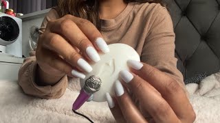 ASMR tapping amp scratching with the mini mic 🎤 [upl. by Eldnar]