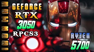 IRON MAN Nvidia Geforce RTX 3050 RPCS3 Best settings For PC [upl. by Haldane]