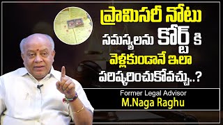 Former Legal Advisor M Naga Raghu About Promissory Note Precautions  Promissory Note  SumanTVLegal [upl. by Sophey]