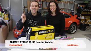 Bossweld 200 Amp TS200 TIG Stick Inverter Welder [upl. by Till]