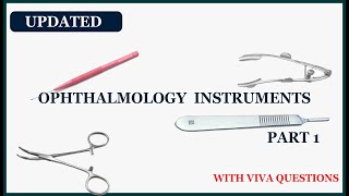 Ophthalmology Instruments  PART 1 [upl. by Perce]