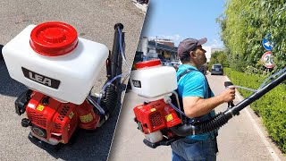 Atomizzatore a Spalla Zaino Motore a Scoppio 427cc 14L 12 kW 12Kg LEA Unboxing Tutorial Montaggio [upl. by Yeltnarb423]