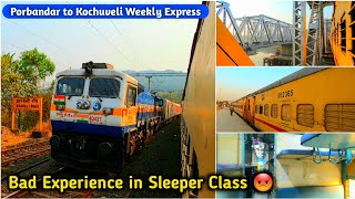 Porbandar Kochuveli Weekly Express  Porbandar to Shoranur Junction  Sleeper Class Journey [upl. by Vtarj]