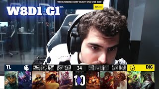 TL vs DIG  Week 8 Day 1 S12 LCS Summer 2022  Team Liquid vs Dignitas W8D1 Full Game [upl. by Ahsert]