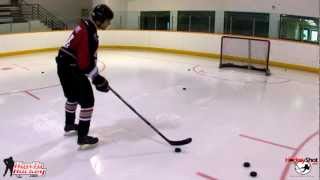 How To Take a Snapshot  On Ice Lesson  Howtohockeycom [upl. by Yeruoc]