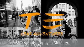 Fahrradfahrer Schaufenster und Spiegelungen  Street in Münster mit Nikon ZF amp dem Nikkor 40mm f2 [upl. by Nitsed]