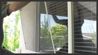 How to remove and replace window screens [upl. by Kcirdla60]