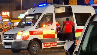 Lancashire fire and rescue service L84T4 Chorley USAR VW crafter leaving [upl. by Noswad101]