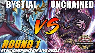 Bystial VS Unchained YuGiOh OTS CHAMPIONSHIP Feature Match R1  Live Duel [upl. by Anialeh]