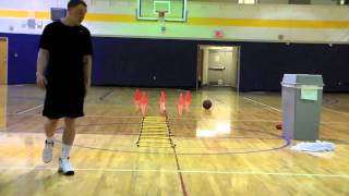 Basketball Footwork drills  Speed Ladder [upl. by Jallier]