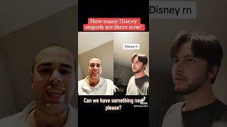 How many Disney sequels are there now tiktok youtubeshorts movies sequels pixar animation [upl. by Taimi]