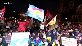 Münster 20000 gegen Rechtsruck Rassismus und Deportationspläne der rechtsextremen AfD [upl. by Sonja206]