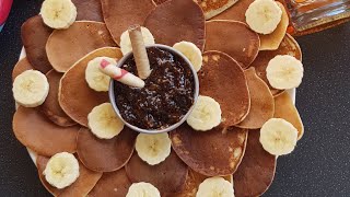 🥞Pancake me bananeSi te përgatisim pancake për 5 minBanana pancakes🥞 [upl. by Crane]