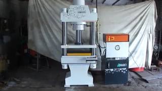 HARISON Brand 200 Ton Capacity Four Pillar Hydraulic Press Machine 2016 IndiaGujarat Rajkot [upl. by Araes985]