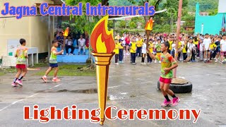 Jagna Central Intramurals Kick Off Yells Flags and Fun Lighting of Torch Ceremony 🗽 [upl. by Yesac313]