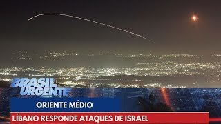 Líbano responde ataques de Israel e entra no conflito  Brasil Urgente [upl. by Costa]