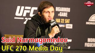 Said Nurmagomedov on Preparing for Cody Stamann Eating Pizza During a Weight Cut  UFC 270 [upl. by Revert]