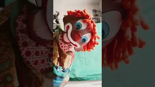 Pelham Puppets  Clown and tramp singing to Cmonn [upl. by Nwahsek]