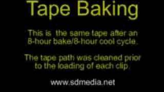 Hydrolysis and Baking of V30 Videotape [upl. by Rayle]