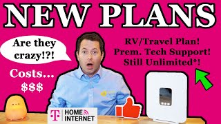 ✅ BIG CHANGES  TMobile 5G Home Internet  Unlimited RV Travel And Premium Plans [upl. by Roberson987]