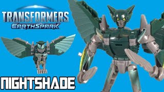 Deluxe Class Terran Nightshade Review  Transformers Earthspark [upl. by Merv165]