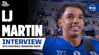 LJ Martin on Handling the Ball against Southern Illinois and BYUs RunGame [upl. by Eryn]