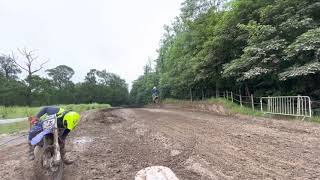 Jumping the big hill at Ashdown mx [upl. by Atekin321]